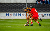 Laura Treacy blocks her opponent